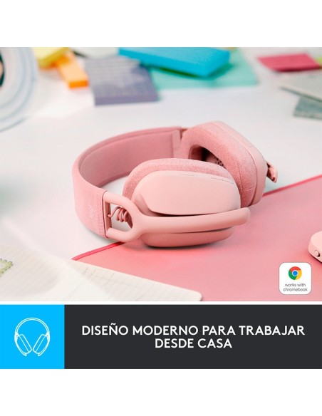 AUDIFONO LOGITECH ZONE VIBE 100 ( 981-001223 ) BLUETOOTH | ROSE