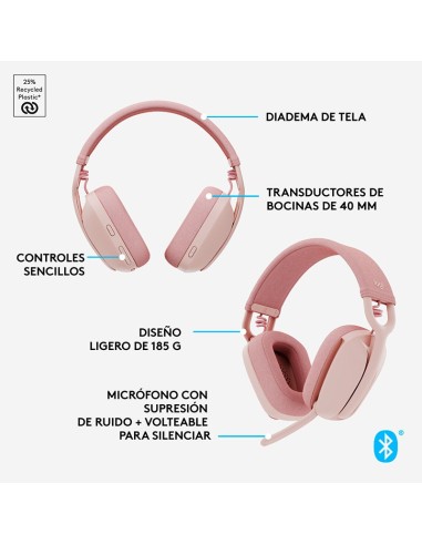 AUDIFONO LOGITECH ZONE VIBE 100 ( 981-001223 )...