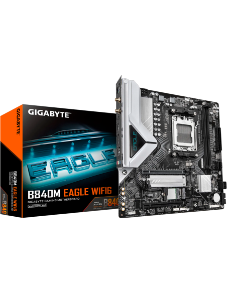 MAINBOARD GIGABYTE B840M EAGLE WIFI6 ( 9MB84MELW-00G10 ) AM5