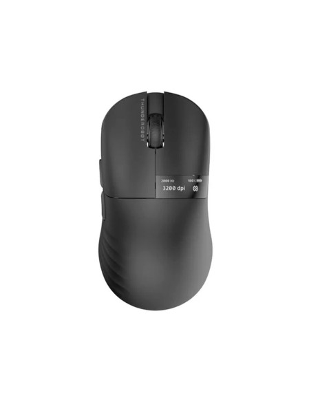 MOUSE GAMER THUNDEROBOT ( ML8 NEGRO ) WIRELESS  CON PANTALLA | SENSOR PAW3395 PRO | 26K DPI