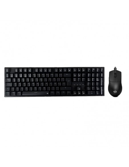 KIT REDRAGON ESSENTIALS TECLADO ( TRUNDLE K668 )+ MOUSE ( K1NG M724 ) BLACK | S146-SP