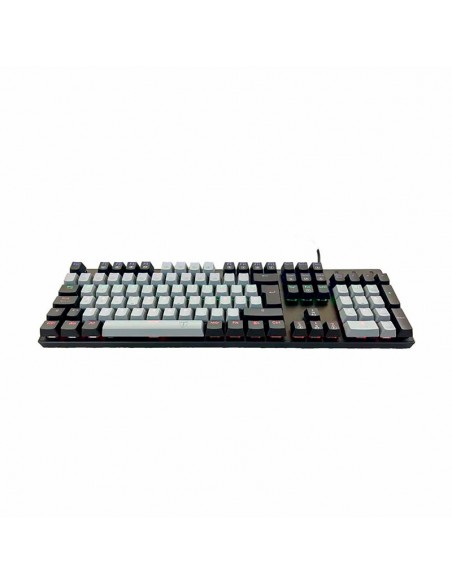 TECLADO T-DAGGER NAXOS RAINBOW ( T-TGK310GB SP ) GREY/BLACK | SWITCH RED | RETROILUMINACION