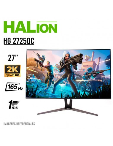 MONITOR HALION 27" CURVO ( HG 2725QC ) PANEL VA...