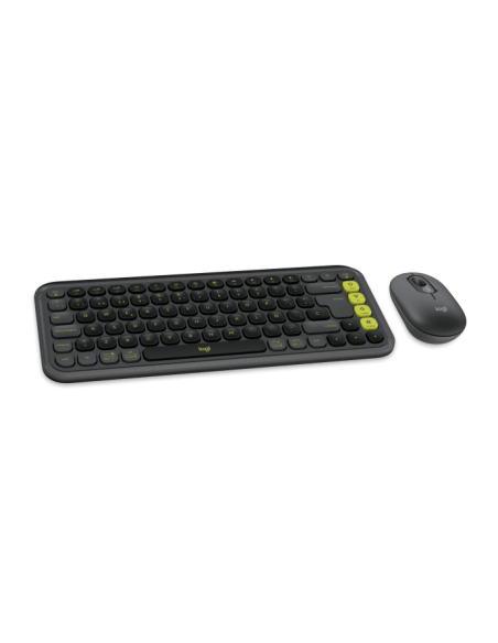 KIT LOGITECH TECLADO+ MOUSE POP ICON COMBO (920-013052) WIRELESS SP/ BLUETOOTH/ GRAPHITE