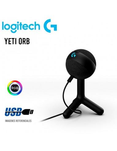 MICROFONO LOGITECH YETI ORB ( 988-000550 ) LED-RGB