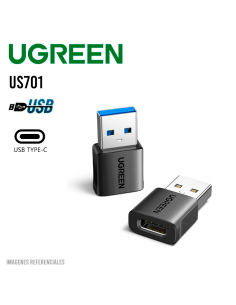 ADAPTADOR OTG UGREEN US701 USB TIPO-C HEMBRA A TIPO-A...