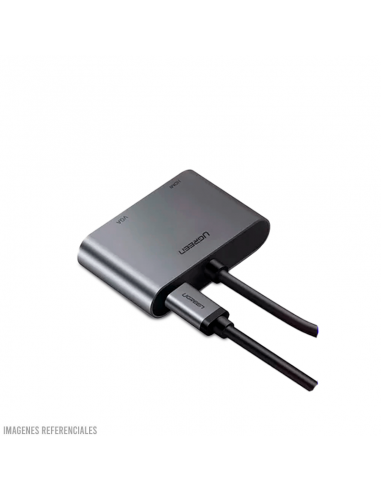 ADAPTADOR UGREEN 4 EN 1 ( CM162 ) USB-C - HDMI...