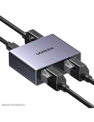 ADAPTADOR UGREEN GIGABIT ETHERNET SPLITTER 1 A...