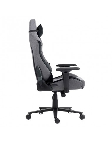 SILLA GAMER VERSUS V-40 GRIS TELA