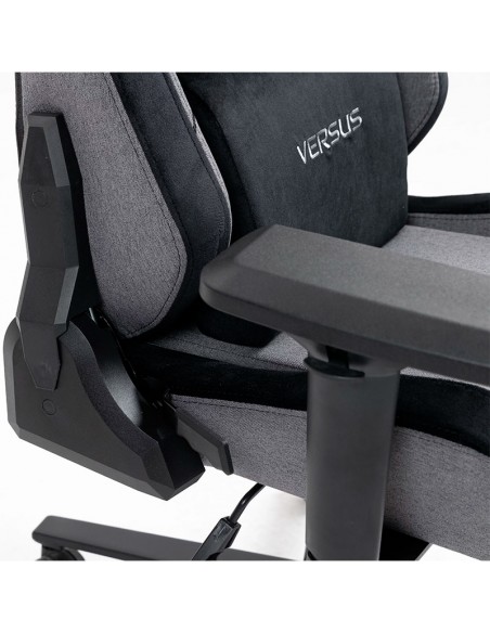 SILLA GAMER VERSUS V-40 GRIS TELA