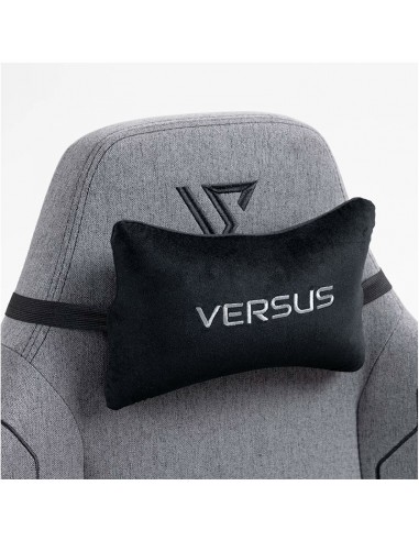 SILLA GAMER VERSUS V-40 GRIS TELA