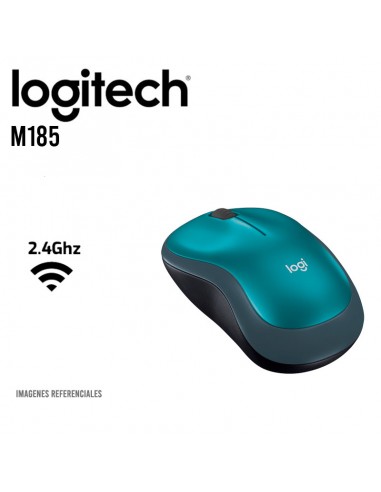 MOUSE LOGITECH M185 (910-003636) AZUL WIRELESS