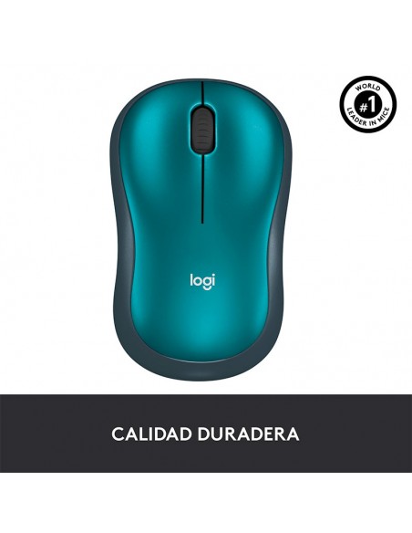 MOUSE LOGITECH M185 (910-003636) AZUL WIRELESS