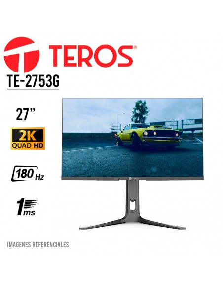 MONITOR GAMER TEROS 27" ( TE-2753G ) PANEL IPS | QHD 2560X1440 | 180HZ - 1MS | 2 HDMI - 2 DP
