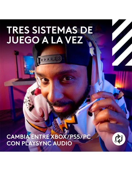 AUDIFONO GAMER ASTRO A50 LIGHTSPEED (939-002229) BT|PS5|PC|XBOX| BASE BLANCO