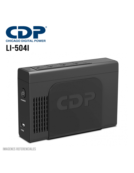 UPS CDP (LI-504I) INTERACTIVO PORTATIL 500VA|250W 4 SALIDAS