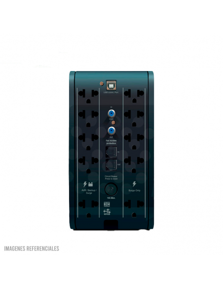 UPS CDP (R-SMART751I) 750VA|375W 10 SALIDAS|AUTONOMIA 20MIN NEGRO