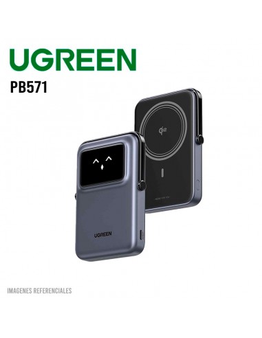 POWER BANK UGREEN 5000MAH ( PB571 ) MAGNETICO | CARGA INALAMBRICA | 1 USB-C | ( 35605B )