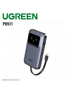 POWER BANK UGREEN 10000MAH ( PB511 ) NEGRO | 1 USB-A - 1...
