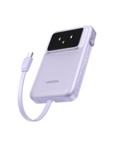 POWER BANK UGREEN 10000MAH ( PB511 ) PURPURA | 1 USB-C - 1 USB-A | (35604B)
