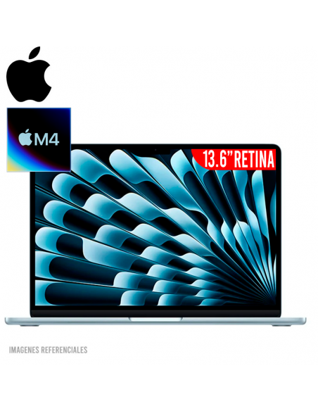 APPLE MACBOOK AIR 13 CHIP M4 16GB 256GB SSD 13.6 RETINA MAC OS (MC6T4LL/A) SKY BLUE