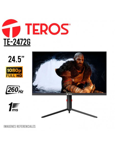 MONITOR GAMER TEROS TE-2472G 24.5 FHD VA 260HZ 1MS