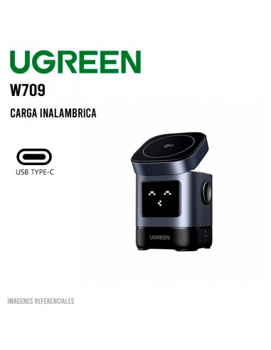 CARGADOR 2 EN 1 UGREEN W709 ( 45775 ) MAGNETICO | CARGA INALAMBRICA| USB-C