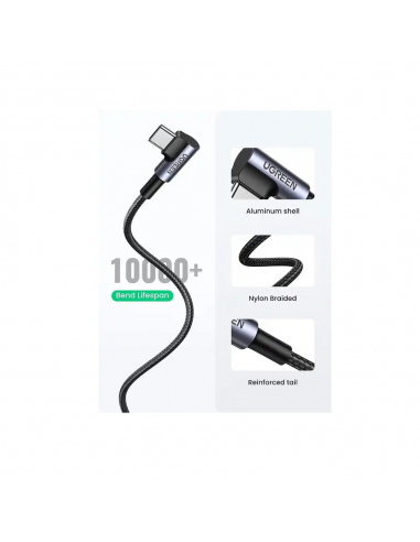 CABLE UGREEN US284 USB-A A USB-C| CARGA RAPIDA...