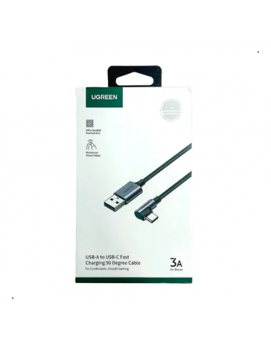 CABLE UGREEN US284 USB-A A USB-C| CARGA RAPIDA...