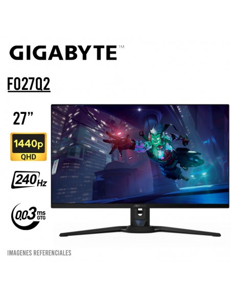 MONITOR GAMER GIGABYTE 27" AORUS ( FO27Q2 ) PANEL OLED | QHD 2560X1440 | 240HZ - 0.03MS | 2 HDMI - 1 DP