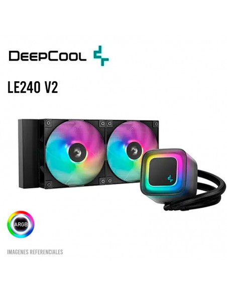 SISTEMA DE ENFRIAMIENTO LIQUIDO DEEPCOOL LE240 V2 ( R-LE240-BKAMMC-G-2 ) LED-ARGB