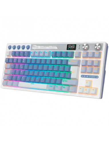 TECLADO GAMER ROYAL KLUDGE ( RK M87 TKL ) OCEAN...