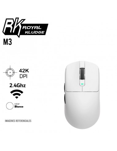MOUSE GAMER ROYAL KLUDGE M3 ( RKM3-PD ) PANDA | WIRELESS - BT - USB