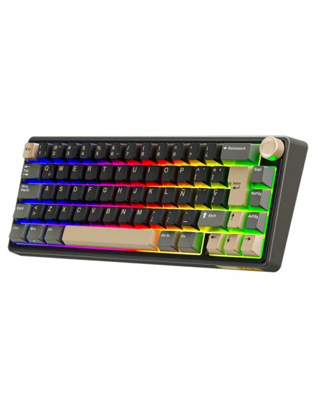 TECLADO GAMER ROYAL KLUDGE ( RK R65 PHANTOM ) CHARTREUSE SWITCH | USB | LED-RGB