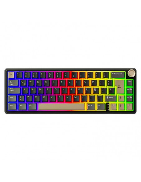 TECLADO GAMER ROYAL KLUDGE ( RK R65 PHANTOM ) BROWN SWITCH | USB | LED-RGB