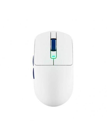 MOUSE GAMER ROYAL KLUDGE M30 WHITE BLUE WIRELESS-BT-USB