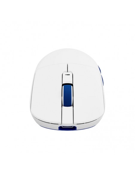 MOUSE GAMER ROYAL KLUDGE M30 WHITE BLUE WIRELESS-BT-USB