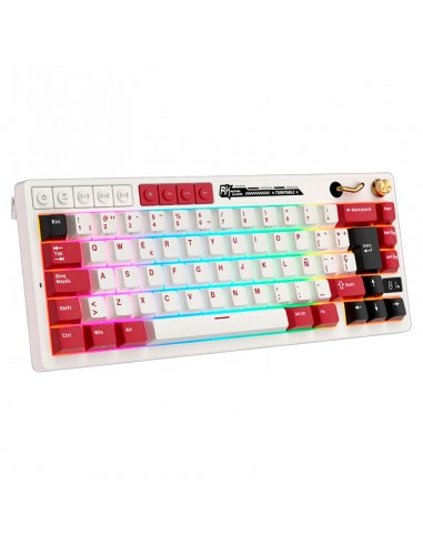 TECLADO GAMER ROYAL KLUDGE ( RK M65 ) FAMICOM |...
