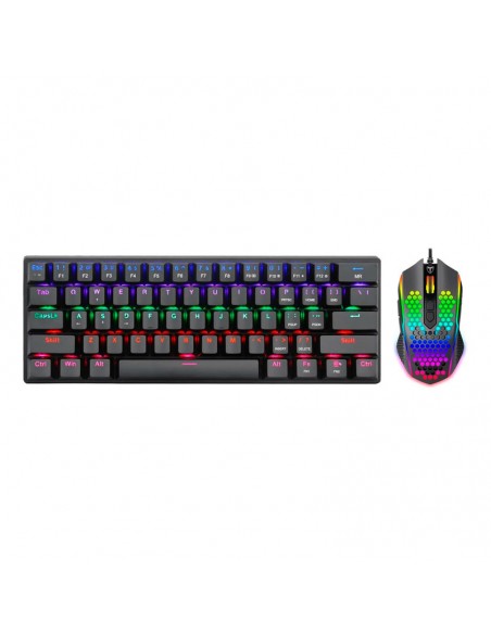 KIT T-DAGGER MAIN FORCE TGK321 - TGM310 ( T-TGS008-BR SP ) SWITCH BROWN | BLACK | LED-RGB