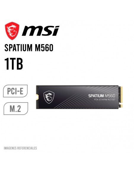 DISCO SOLIDO SSD MSI SPATIUM M560 1TB M.2 PCIE 5 NVME