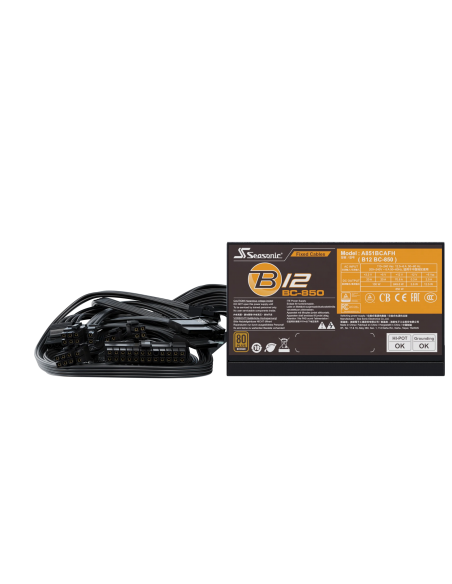 FUENTE DE PODER SEASONIC B12 BC 850W ATX(A851BCAFH)80 PLUS BRONZE