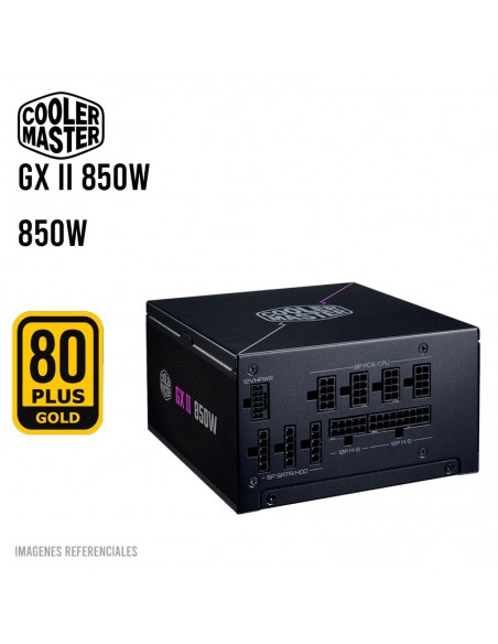 FUENTE DE PODER COOLER MASTER 850W GX II ( MPX-8503-AFAG-2BUS ) 80 PLUS GOLD | FULL MODULAR