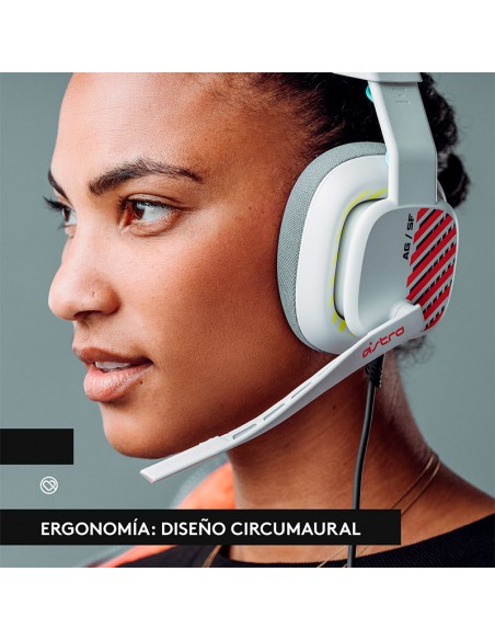 AUDIFONO LOGITECH ASTRO A10 G2 (939-002062) WHITE | PC| MAC | PS5| XBOX| 3.5MM