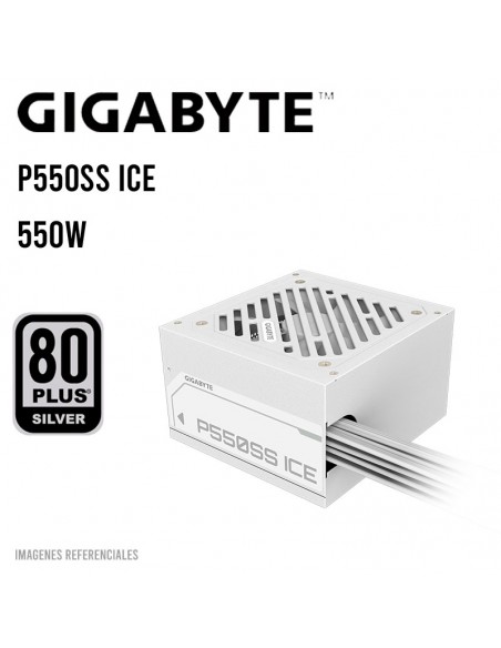 FUENTE DE PODER GIGABYTE 550W P550SS ICE ( GP-P550SS ICE)  80PLUS SILVER