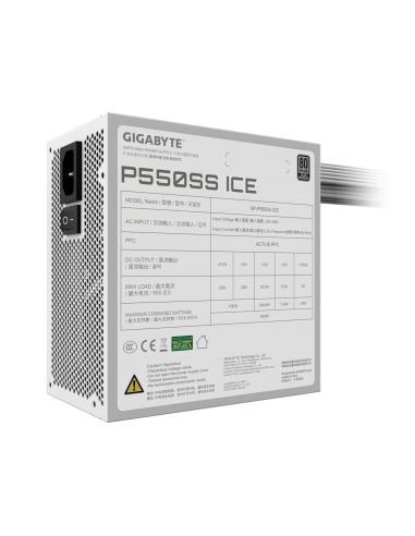 FUENTE DE PODER GIGABYTE 550W P550SS ICE (...