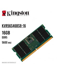 MEMORIA SODIMM KINGSTON 16GB DRR5/5600 MHZ (KVR56S46BS8-16)