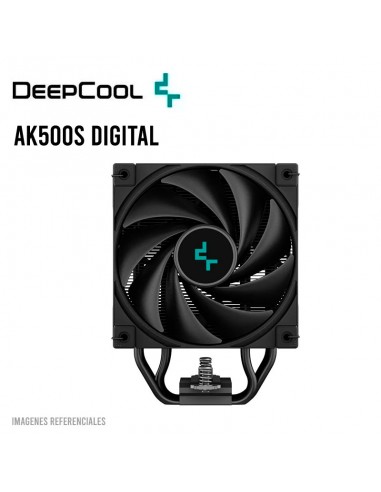 COOLER PARA PROCESADOR DEEPCOOL AK500S DIGITAL ( R-AK500S-BKADMN-G ) LED-ARGB