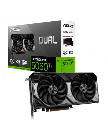 TARJETA DE VIDEO ASUS RTX 5060TI 8GB OC DUAL...