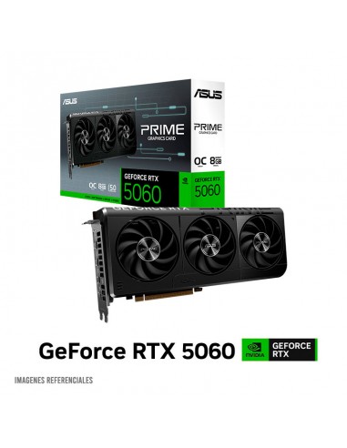 TARJETA DE VIDEO ASUS PRIME RTX 5060 8GB GDDR7 ( PRIME-RTX5060-O8G ) 128 BITS ( 90YV0N10-M0AA00 )