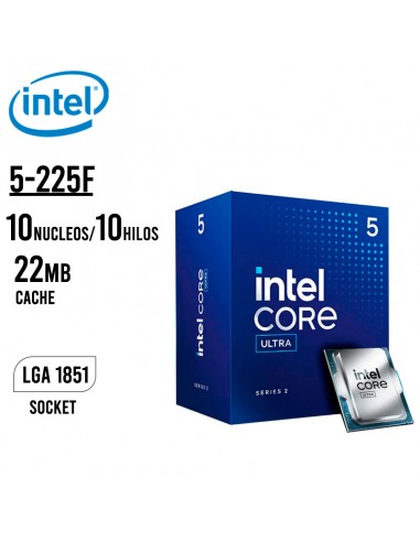 PROCESADOR INTEL CORE ULTRA 5-225F (...